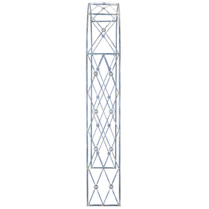 Safavieh ATTICUS Archway - Elegant Iron Garden Entrance with Classic Latticework for Climbing Plants & Vines Mossy Blue / - PAT5035C