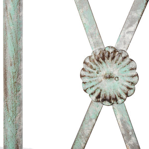 Safavieh ATTICUS Archway - Elegant Iron Garden Entrance with Classic Latticework for Climbing Plants & Vines Antique Dark Green / - PAT5035D