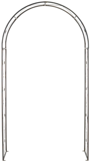 Safavieh ATTICUS Archway - Elegant Iron Garden Entrance with Classic Latticework for Climbing Plants & Vines Black Rust / - PAT5035E