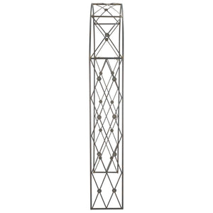Safavieh ATTICUS Archway - Elegant Iron Garden Entrance with Classic Latticework for Climbing Plants & Vines Black Rust / - PAT5035E