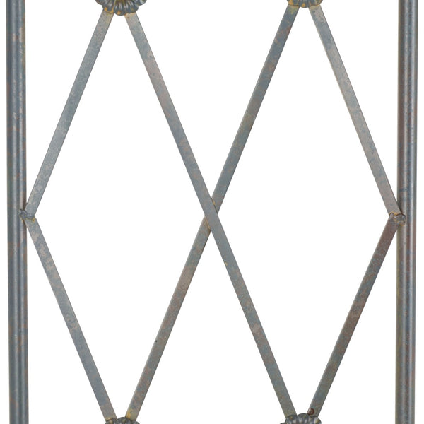 Safavieh ATTICUS Archway - Elegant Iron Garden Entrance with Classic Latticework for Climbing Plants & Vines Black Rust / - PAT5035E