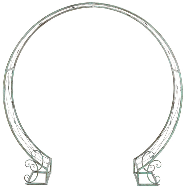 Safavieh Mizell Moon Gateway XII23 Antique Green Iron PAT5036D