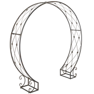 Safavieh Mizell Moon Gateway XII23 Anitique Black Iron PAT5036E