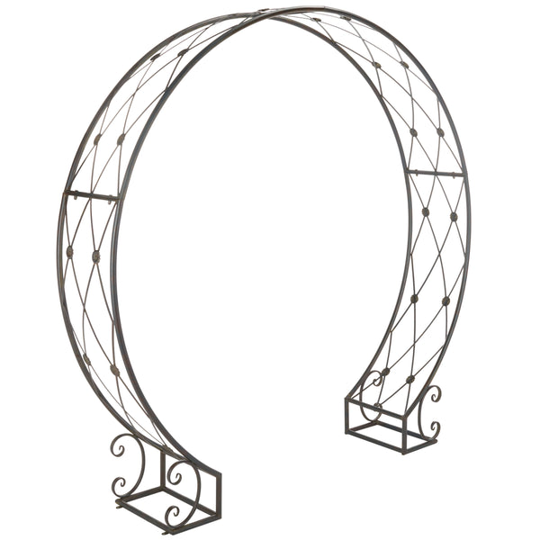 Safavieh Mizell Moon Gateway XII23 Anitique Black Iron PAT5036E