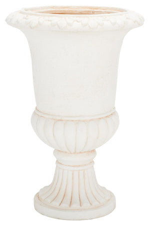 Safavieh PAUL Planter - Elegant Urn-Style Design for Indoor & Outdoor Spaces, Perfect for Large Floral Arrangements Off White PAT5037A