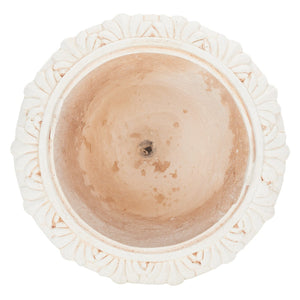 Safavieh PAUL Planter - Elegant Urn-Style Design for Indoor & Outdoor Spaces, Perfect for Large Floral Arrangements Off White PAT5037A