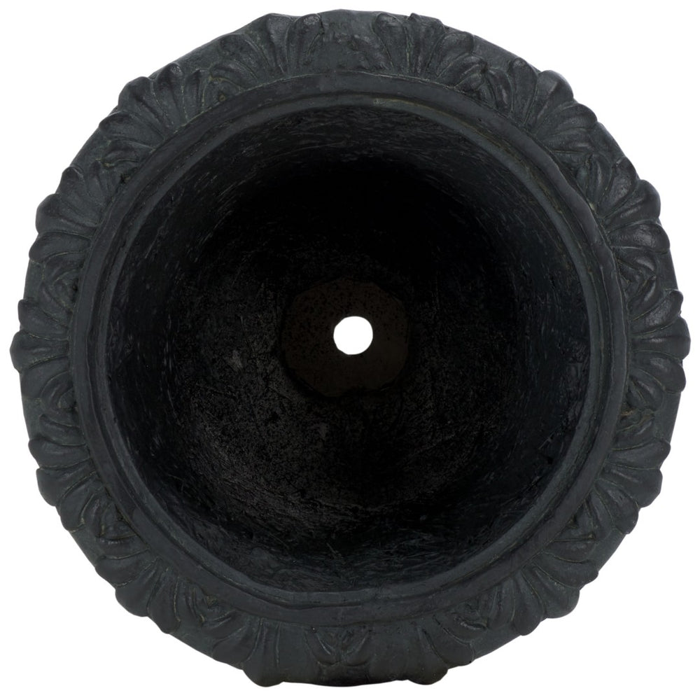 Safavieh PAUL Planter - Elegant Urn-Style Design for Indoor & Outdoor Spaces, Perfect for Large Floral Arrangements Black PAT5037E