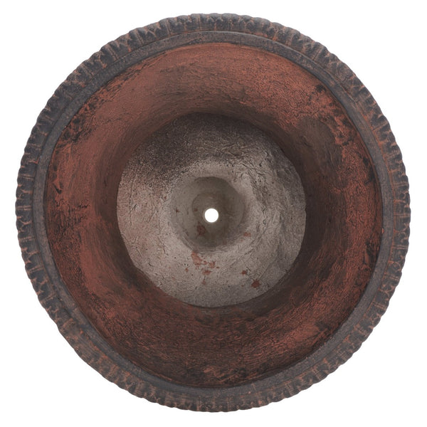 Safavieh PAVEN Planter – Timeless Elegance with Classic Urn Design for Stunning Indoor and Outdoor Spaces Brown PAT5038B