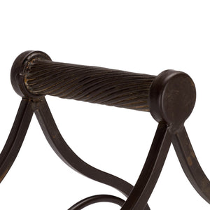 Safavieh FLOYD 4 Wine Bottle Holder - Modern Industrial Design, Stylish Storage for Wine Bottles & Decor Brown PAT5041B