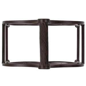Safavieh FLOYD 4 Wine Bottle Holder - Modern Industrial Design, Stylish Storage for Wine Bottles & Decor Brown PAT5041B