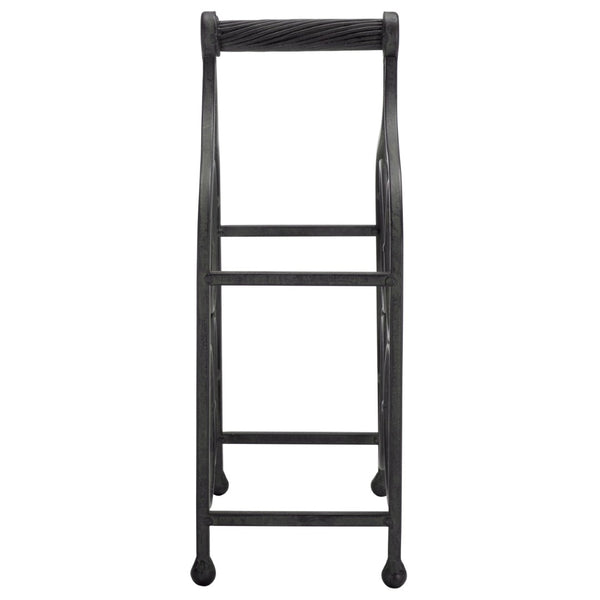 Safavieh FLOYD 4 Wine Bottle Holder - Modern Industrial Design, Stylish Storage for Wine Bottles & Decor Black PAT5041E