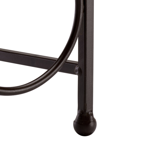 Safavieh Floyd Elegant Wine Bottle Holder - Durable Metal Design For Sophisticated Outdoor Spaces And Decor Brown 100% Iron Pat5042b