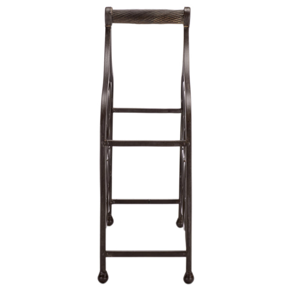 Safavieh Floyd Elegant Wine Bottle Holder - Durable Metal Design For Sophisticated Outdoor Spaces And Decor Brown 100% Iron Pat5042b