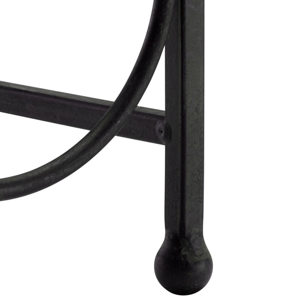 Safavieh Floyd Elegant Wine Bottle Holder - Durable Metal Design For Sophisticated Outdoor Spaces And Decor Black 100% Iron Pat5042e