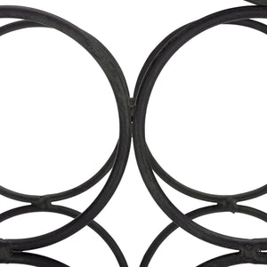 Safavieh Floyd Elegant Wine Bottle Holder - Durable Metal Design For Sophisticated Outdoor Spaces And Decor Black 100% Iron Pat5042e