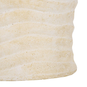 Safavieh DAMIAN Planter Pot - Modern Durable Outdoor Accent for Patios and Gardens, Weather-Resistant Design Off White PAT5043A