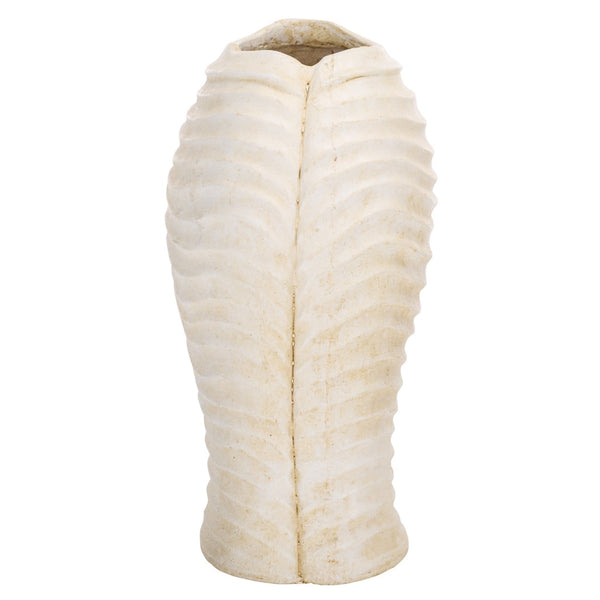 Safavieh DAMIAN Planter Pot - Modern Durable Outdoor Accent for Patios and Gardens, Weather-Resistant Design Off White PAT5043A