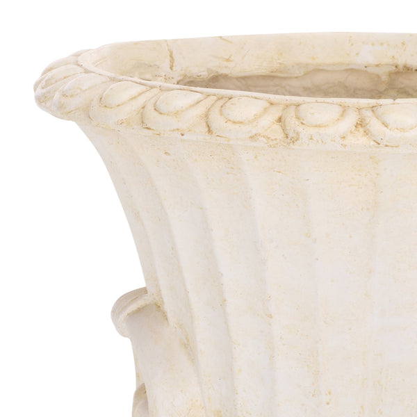 Safavieh Arden Planter Plot - Durable Magnesium Oxide Design For Chic Outdoor Elegance And Style Upgrade Off White Magnesium Oxide Pat5044a