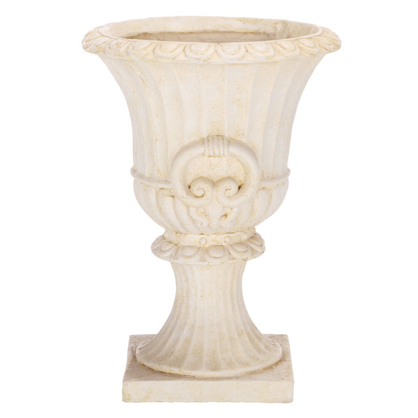 Safavieh Arden Planter Plot - Durable Magnesium Oxide Design For Chic Outdoor Elegance And Style Upgrade Off White Magnesium Oxide Pat5044a