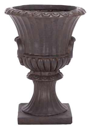 Safavieh Arden Planter Plot - Durable Magnesium Oxide Design For Chic Outdoor Elegance And Style Upgrade Brown Magnesium Oxide Pat5044b