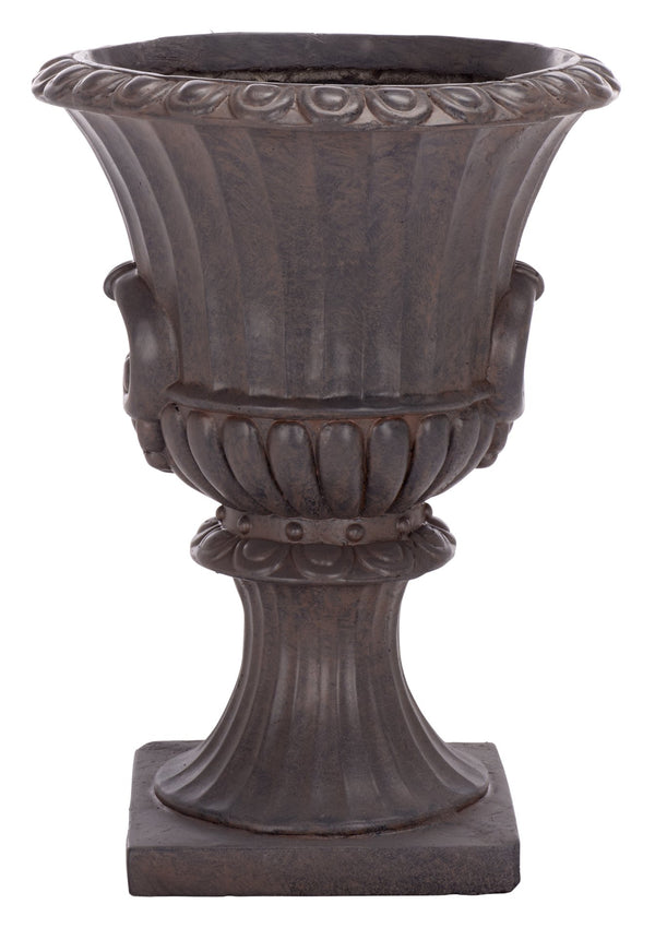 Safavieh Arden Planter Plot - Durable Magnesium Oxide Design For Chic Outdoor Elegance And Style Upgrade Brown Magnesium Oxide Pat5044b