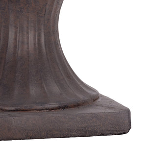 Safavieh Arden Planter Plot - Durable Magnesium Oxide Design For Chic Outdoor Elegance And Style Upgrade Brown Magnesium Oxide Pat5044b