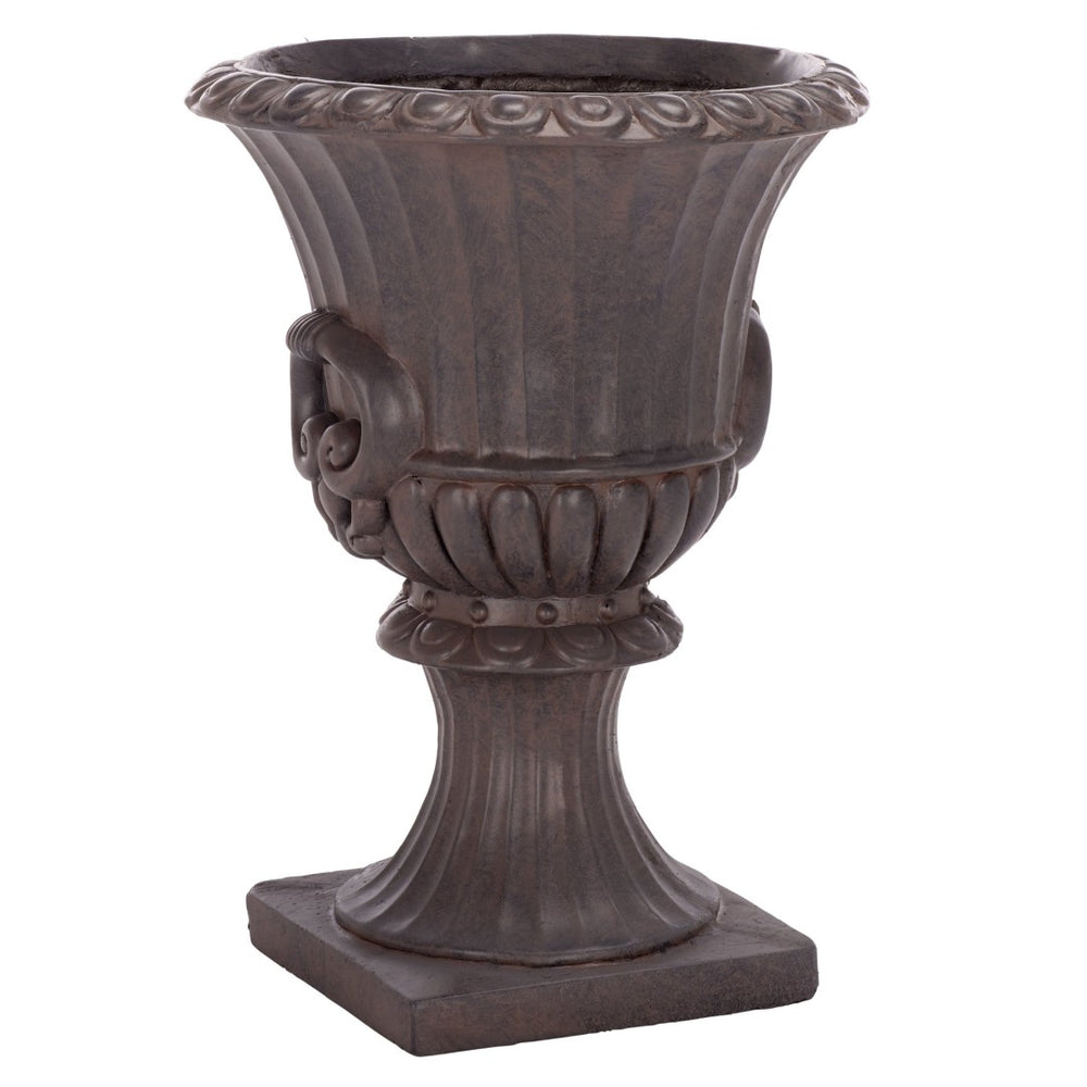 Safavieh ARDEN PLANTER PLOT - Contemporary Elegance for Indoor and Outdoor Spaces with Durable Design Brown PAT5044B