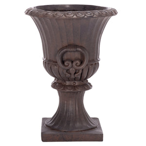 Safavieh Arden Planter Plot - Durable Magnesium Oxide Design For Chic Outdoor Elegance And Style Upgrade Brown Magnesium Oxide Pat5044b