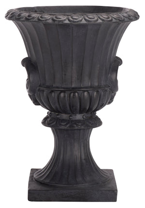 Safavieh Arden Planter Plot - Durable Magnesium Oxide Design For Chic Outdoor Elegance And Style Upgrade Black Magnesium Oxide Pat5044e
