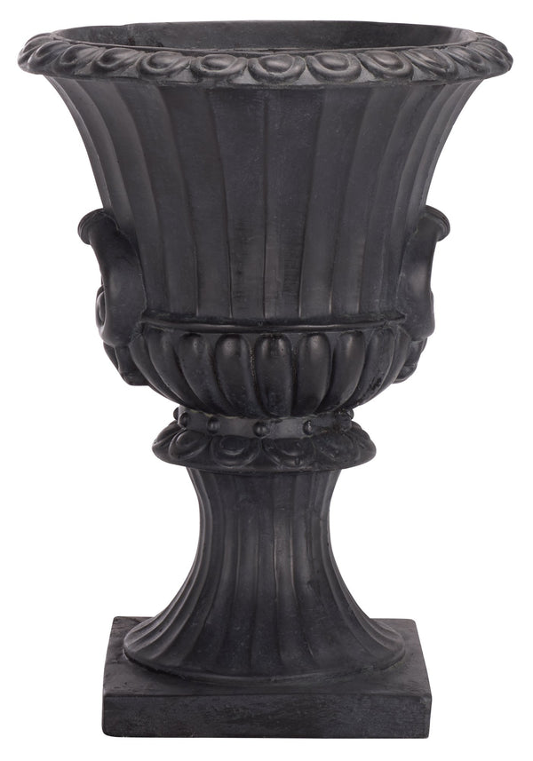 Safavieh Arden Planter Plot - Durable Magnesium Oxide Design For Chic Outdoor Elegance And Style Upgrade Black Magnesium Oxide Pat5044e