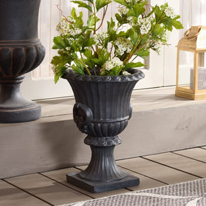 Safavieh ARDEN PLANTER PLOT - Contemporary Elegance for Indoor and Outdoor Spaces with Durable Design Black PAT5044E