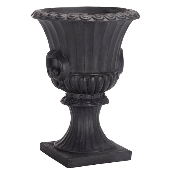 Safavieh Arden Planter Plot - Durable Magnesium Oxide Design For Chic Outdoor Elegance And Style Upgrade Black Magnesium Oxide Pat5044e