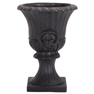 Safavieh Arden Planter Plot - Durable Magnesium Oxide Design For Chic Outdoor Elegance And Style Upgrade Black Magnesium Oxide Pat5044e