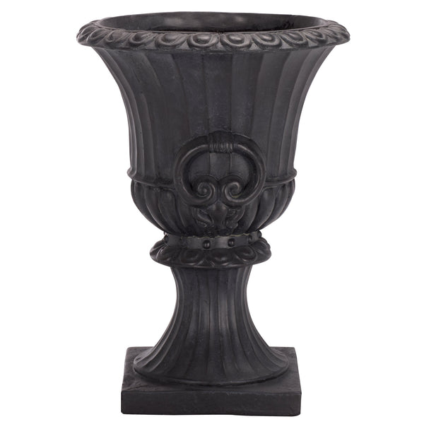 Safavieh Arden Planter Plot - Durable Magnesium Oxide Design For Chic Outdoor Elegance And Style Upgrade Black Magnesium Oxide Pat5044e