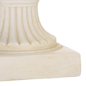 Safavieh Durham Planter Pot - Elegant Outdoor Decor, Weather-resistant Magnesium Oxide For Timeless Style Off White Magnesium Oxide Pat5045a