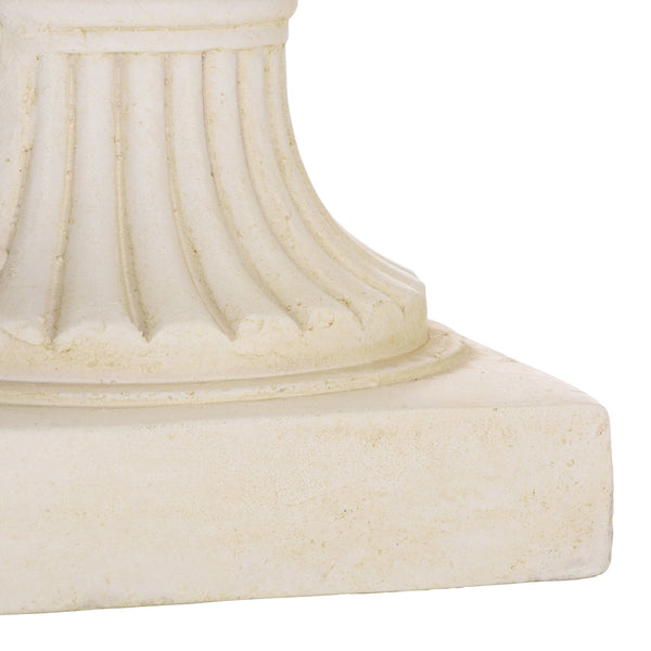 Safavieh Durham Planter Pot - Elegant Outdoor Decor, Weather-resistant Magnesium Oxide For Timeless Style Off White Magnesium Oxide Pat5045a