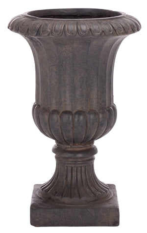 Safavieh Durham Planter Pot - Elegant Outdoor Decor, Weather-resistant Magnesium Oxide For Timeless Style Brown Magnesium Oxide Pat5045b