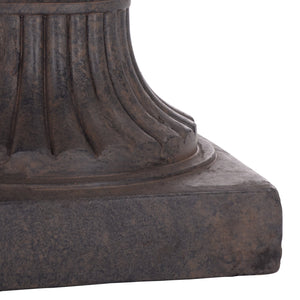 Safavieh Durham Planter Pot - Elegant Outdoor Decor, Weather-resistant Magnesium Oxide For Timeless Style Brown Magnesium Oxide Pat5045b