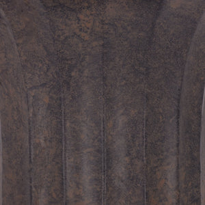 Safavieh Durham Planter Pot - Elegant Outdoor Decor, Weather-resistant Magnesium Oxide For Timeless Style Brown Magnesium Oxide Pat5045b