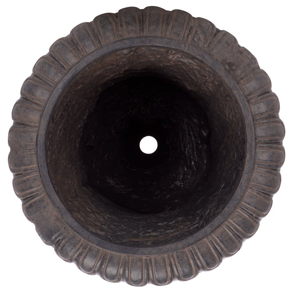 Safavieh Durham Planter Pot - Elegant Outdoor Decor, Weather-resistant Magnesium Oxide For Timeless Style Brown Magnesium Oxide Pat5045b