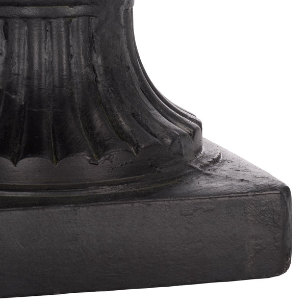 Safavieh Durham Planter Pot - Elegant Outdoor Decor, Weather-resistant Magnesium Oxide For Timeless Style Black Magnesium Oxide Pat5045e