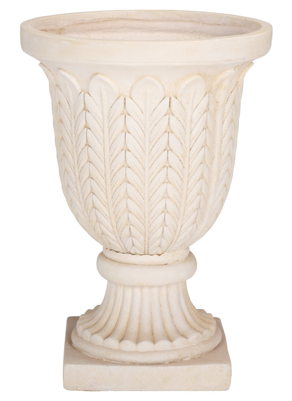 Safavieh Apollo Planter Pot – Elevate Your Outdoor Space With Elegant Magnesium Oxide Design For All Seasons Off White Magnesium Oxide Pat5046a
