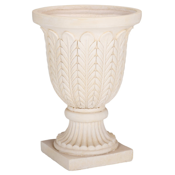 Safavieh Apollo Planter Pot – Elevate Your Outdoor Space With Elegant Magnesium Oxide Design For All Seasons Off White Magnesium Oxide Pat5046a