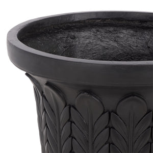 Apollo Modern Sculptural Planter Pot With Weatherproof Magnesium Oxide, Matte Fade-Resistant Finish