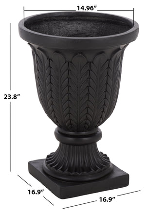 Apollo Modern Sculptural Planter Pot With Weatherproof Magnesium Oxide, Matte Fade-Resistant Finish