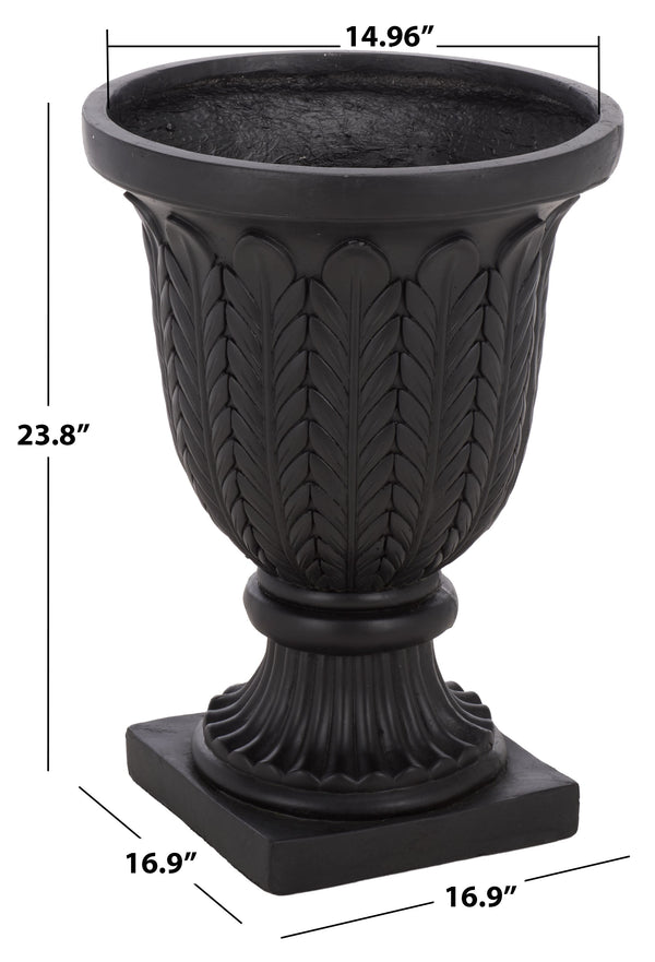 Apollo Modern Sculptural Planter Pot With Weatherproof Magnesium Oxide, Matte Fade-Resistant Finish