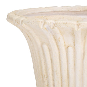 Safavieh ATLAS Planter Pot - Modern Magnesium Oxide Design for Stylish Outdoor Spaces and Lasting Durability Off White PAT5047A