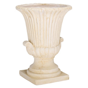 Safavieh ATLAS Planter Pot - Modern Magnesium Oxide Design for Stylish Outdoor Spaces and Lasting Durability Off White PAT5047A