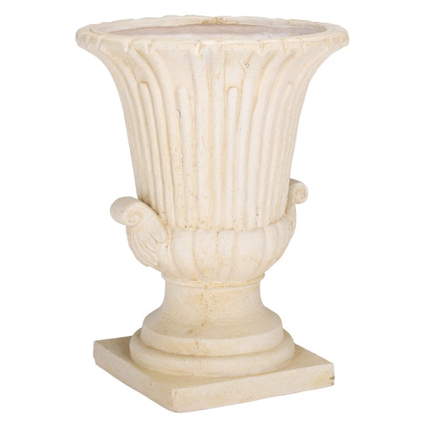 Safavieh ATLAS Planter Pot - Modern Magnesium Oxide Design for Stylish Outdoor Spaces and Lasting Durability Off White PAT5047A
