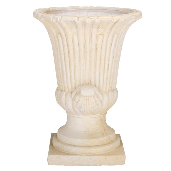 Safavieh ATLAS Planter Pot - Modern Magnesium Oxide Design for Stylish Outdoor Spaces and Lasting Durability Off White PAT5047A